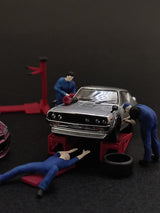 1/64 Scale Mini Repairman Characters – Perfect for Dioramas & Displays